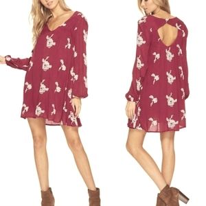 Free People Emma Embroidered tunic / mini dress